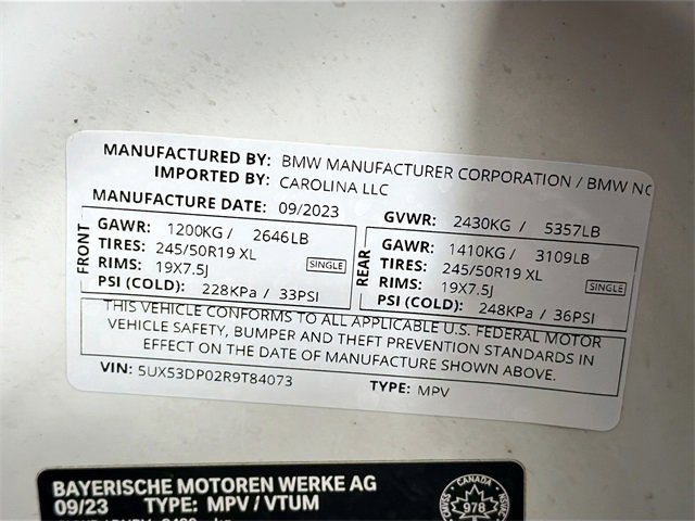 Used 2024 BMW X3 xDrive30i image 34