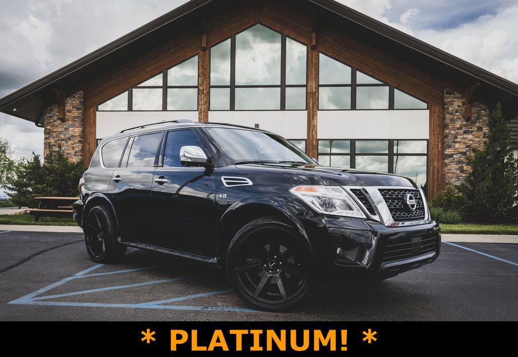 Used 2018 Nissan Armada Platinum w/ Captain Seat Package AWD/4WD image 1