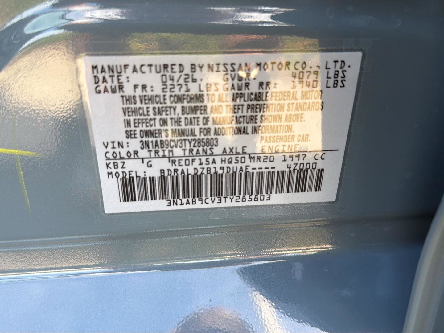 New 2026 Nissan Sentra SV w/ SV Convenience Package FWD image 35