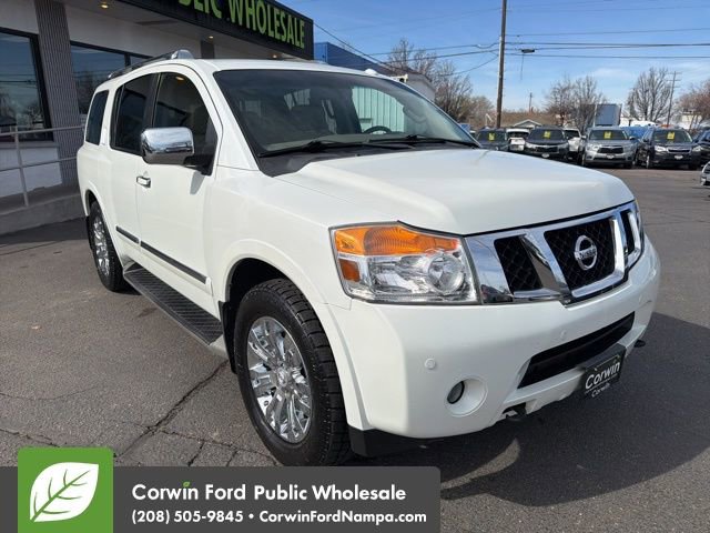 Used 2015 Nissan Armada Platinum w/ 2nd Row Captain Seat Package image 3