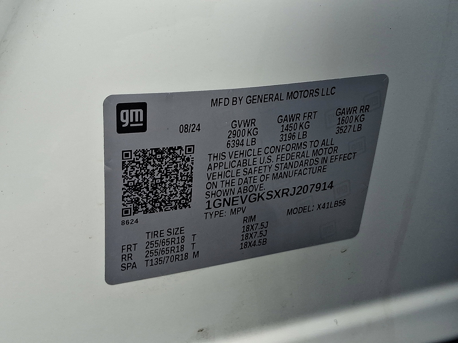 Used 2024 Chevrolet Traverse LT w/ LPO, Floor Liner Package AWD/4WD image 27