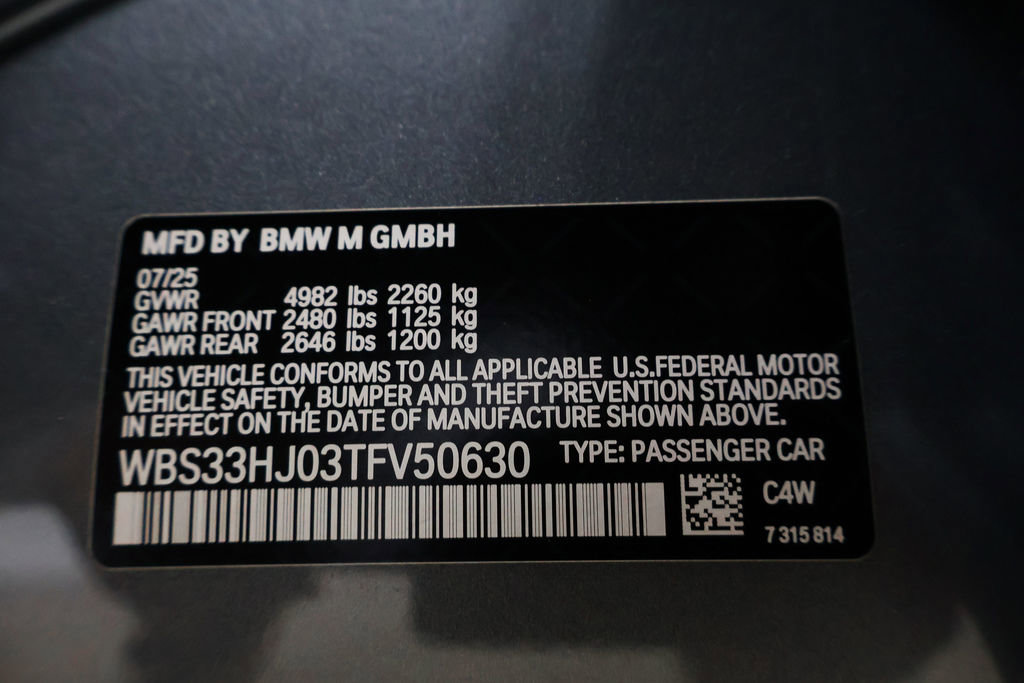 Used 2026 BMW M3 Competition w/ M Carbon Exterior Package image 95