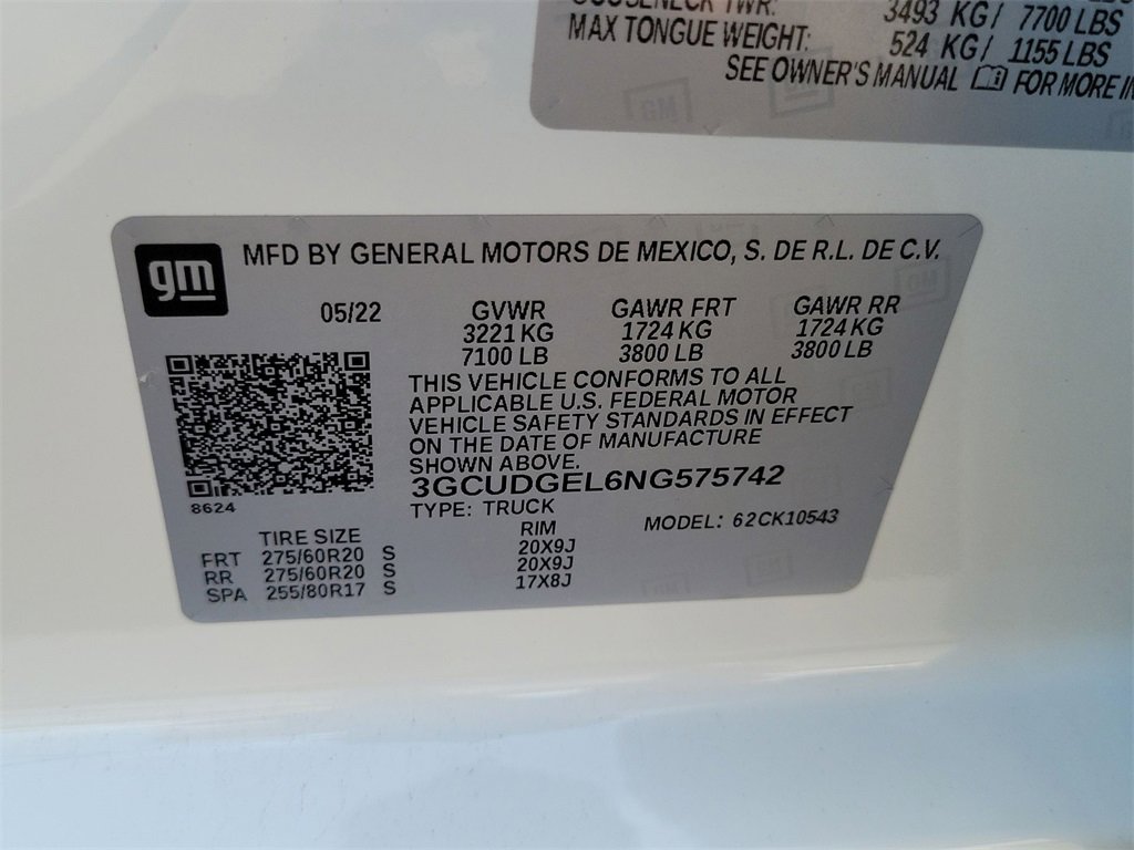 Certified 2022 Chevrolet Silverado 1500 LTZ w/ LTZ Premium Package image 40