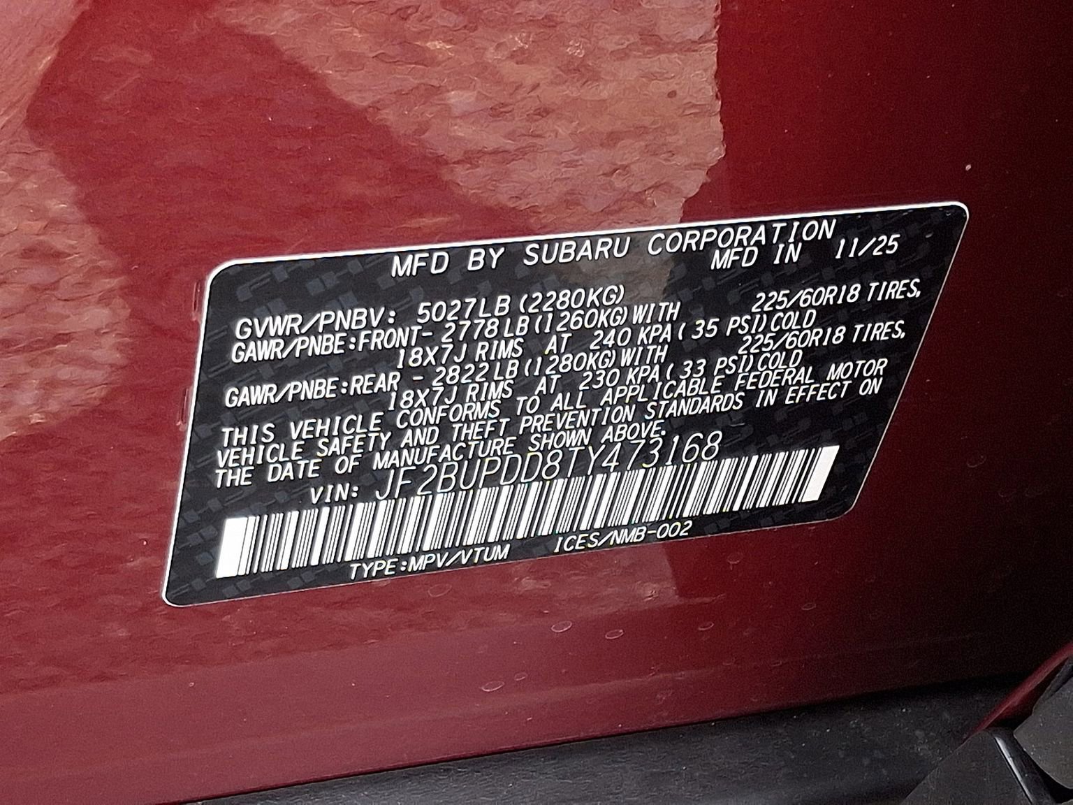 New 2026 Subaru Outback Limited image 12