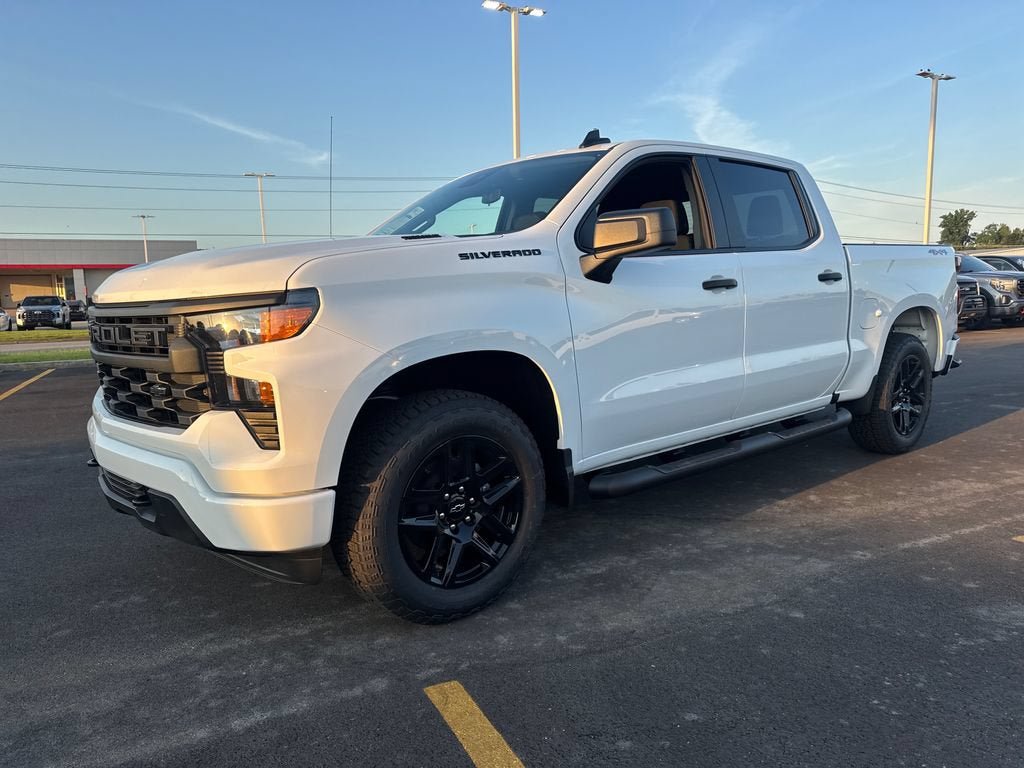 New 2026 Chevrolet Silverado 1500 Custom w/ Turbomax Blackout Package AWD/4WD image 2