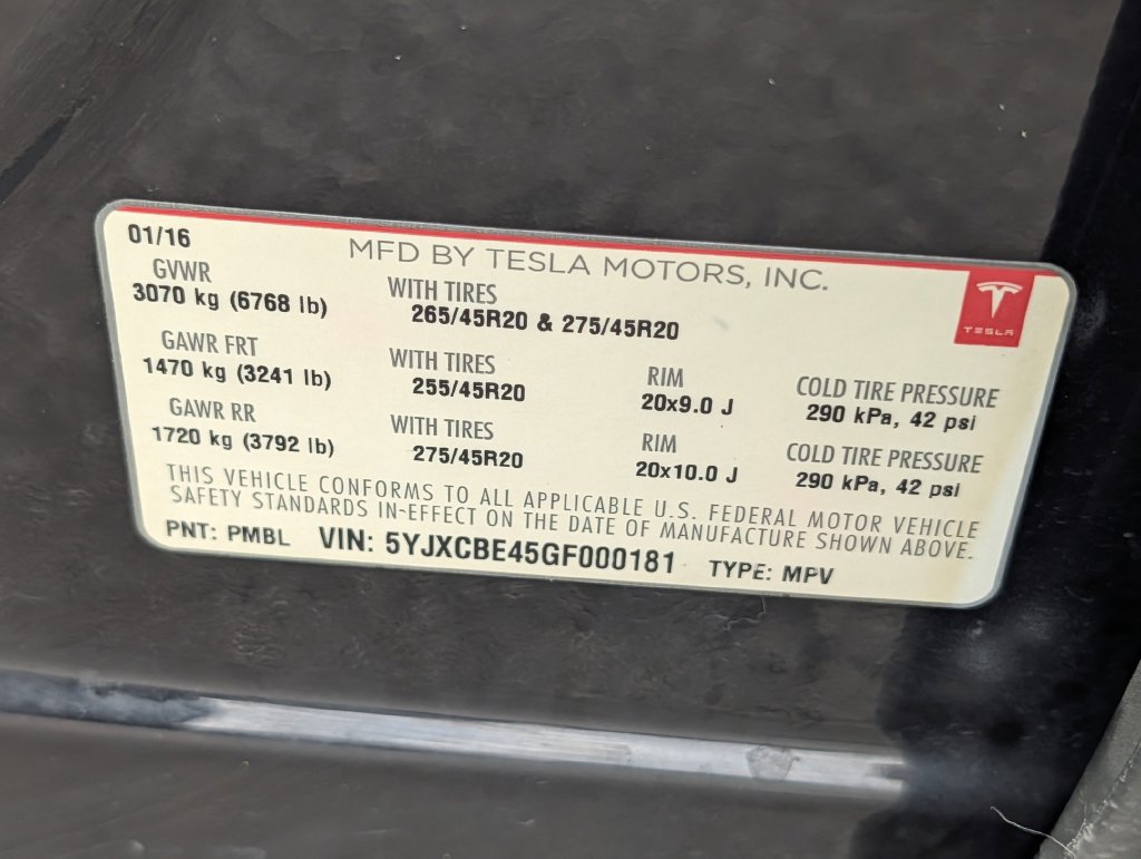 Used 2016 Tesla Model X P90D AWD/4WD image 36