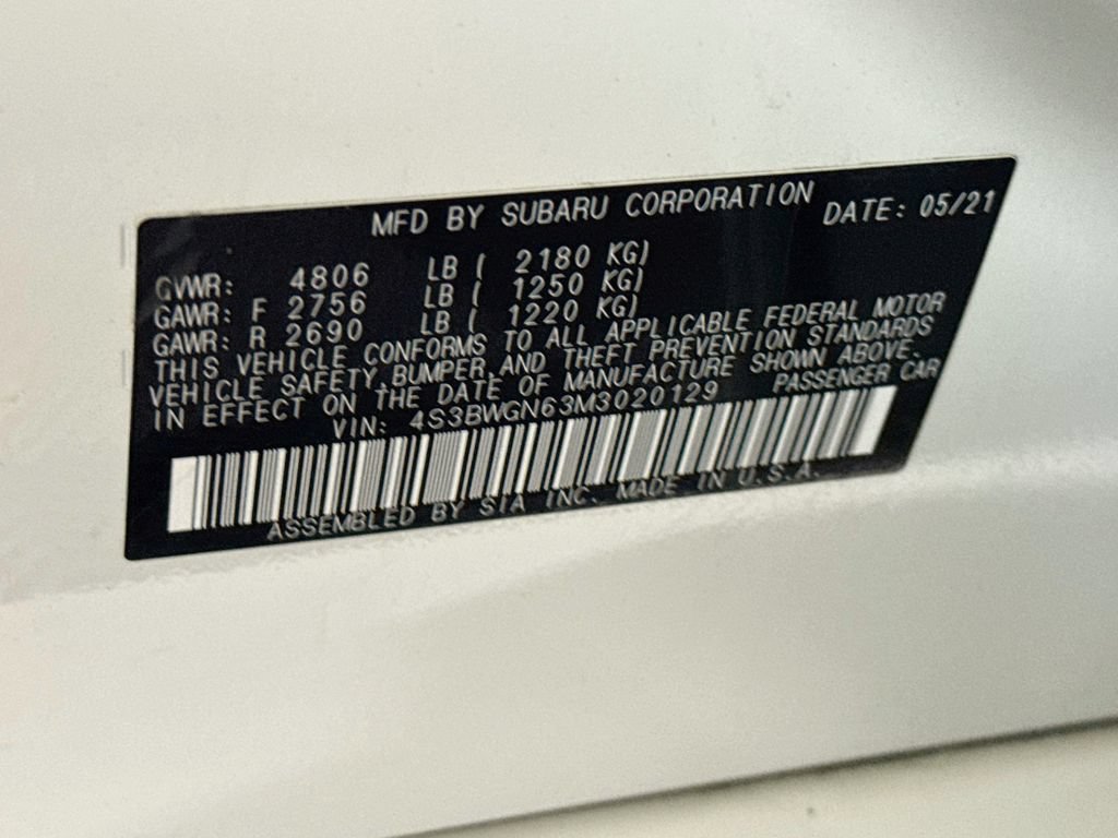 Used 2021 Subaru Legacy Limited XT w/ Popular Package #3 AWD/4WD image 34