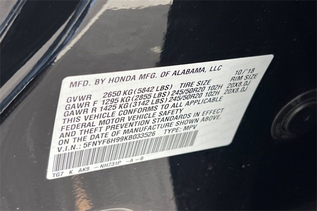 Used 2019 Honda Pilot Touring image 38