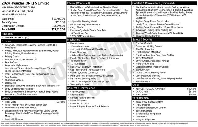 Used 2024 Hyundai Ioniq 5 Limited image 34