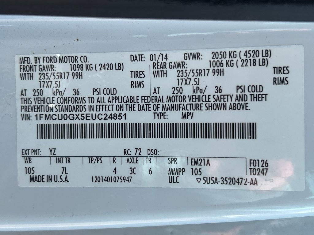 Used 2014 Ford Escape SE image 30