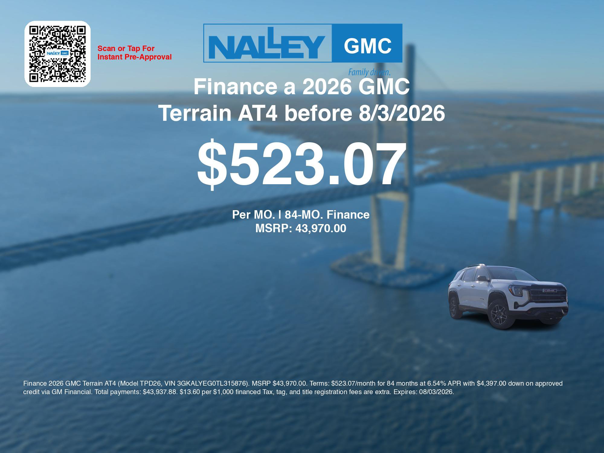 New 2026 GMC Terrain AT4 w/ Technology Package II AWD/4WD image 7