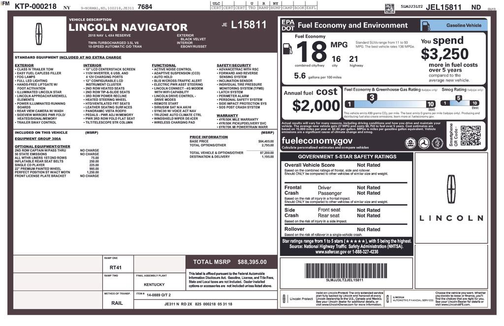 Used 2018 Lincoln Navigator L Reserve image 37