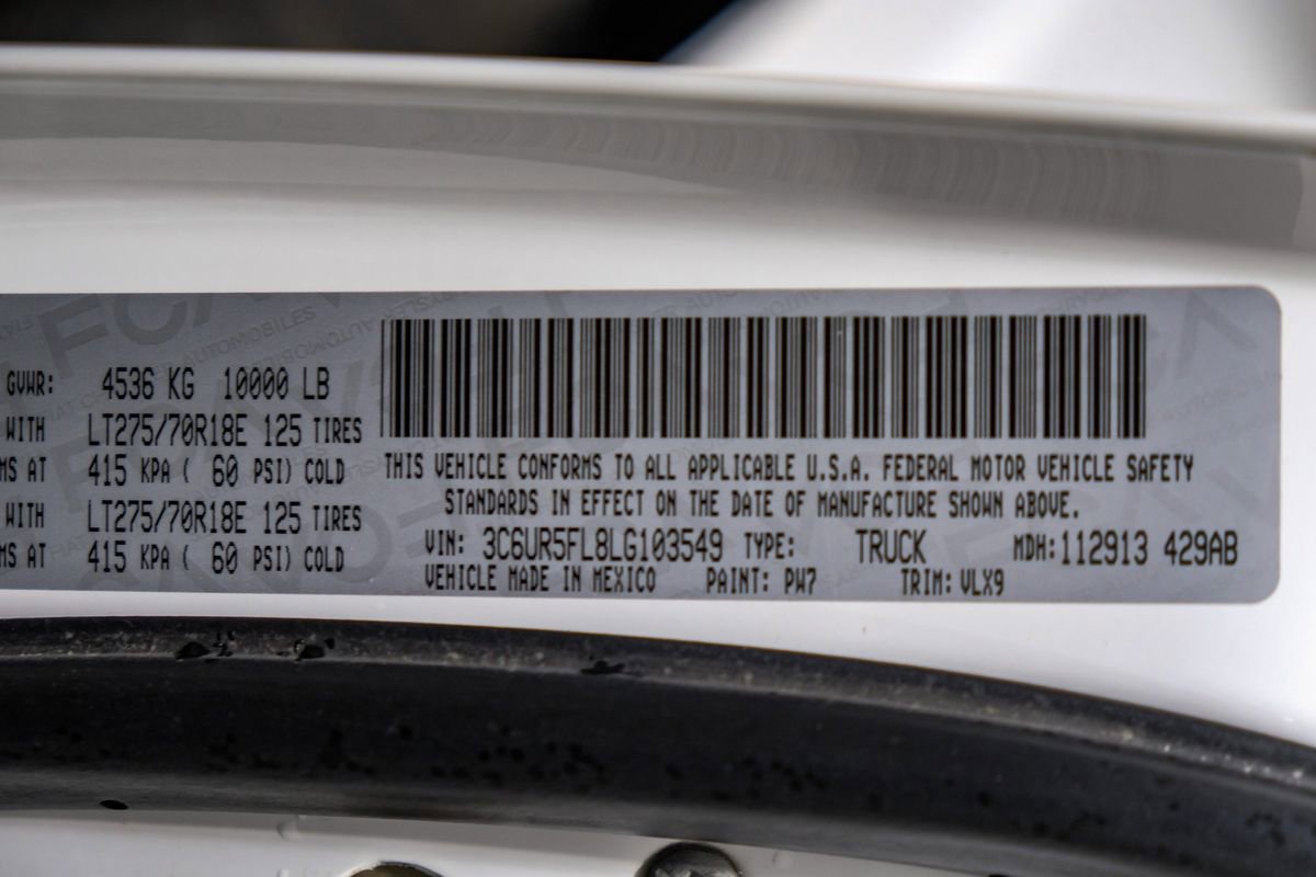 Used 2020 RAM 2500 Laramie image 61