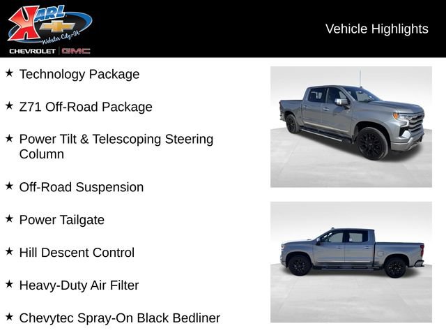 Certified 2024 Chevrolet Silverado 1500 High Country w/ Technology Package AWD/4WD image 3