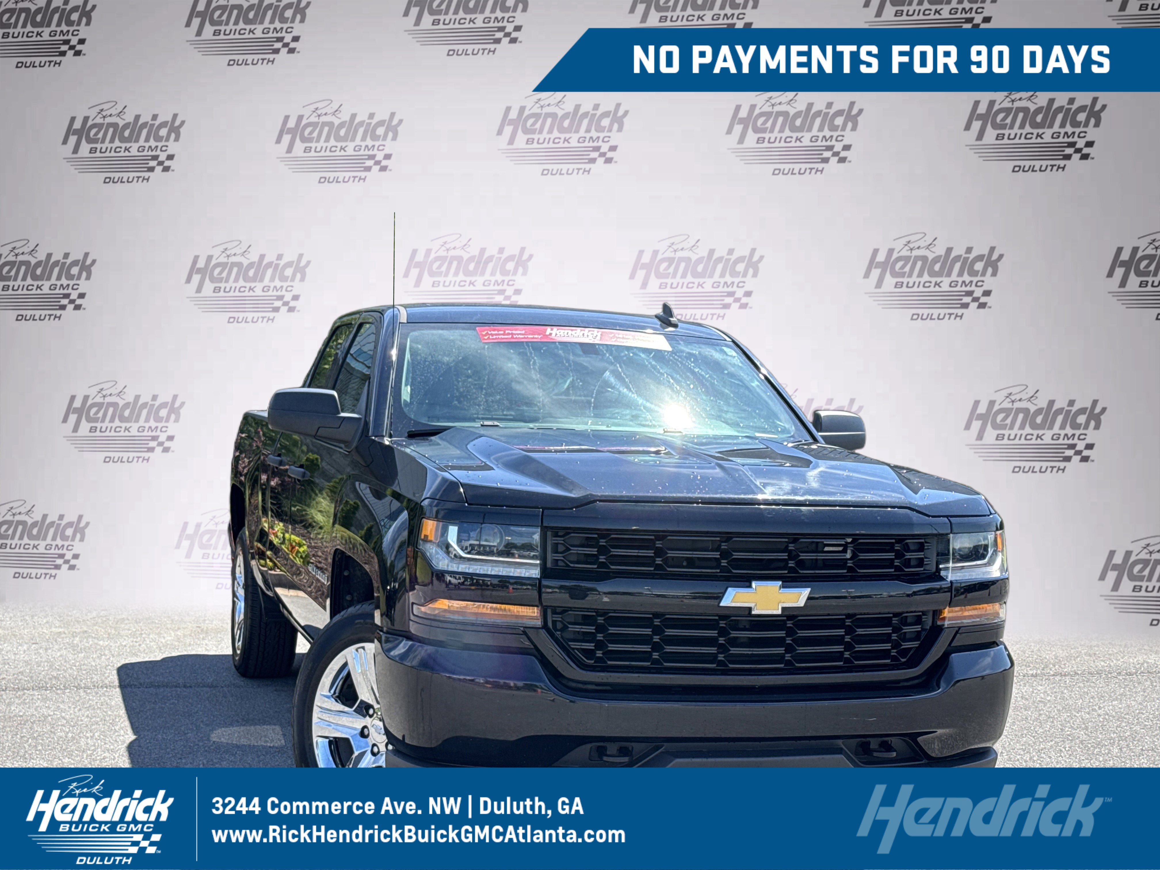 Used 2018 Chevrolet Silverado 1500 Custom w/ Custom Value Package AWD/4WD image 1