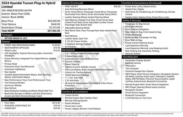 Certified 2024 Hyundai Tucson Limited AWD/4WD image 28
