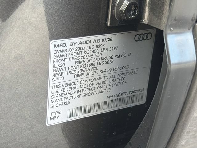 New 2026 Audi Q7 2.0T Premium AWD/4WD image 44