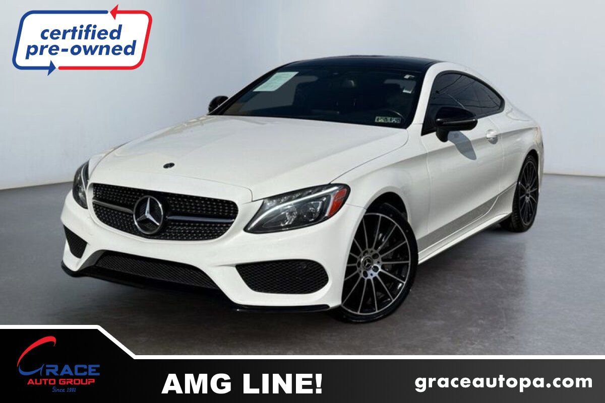 Used 2018 Mercedes-Benz C 300 Coupe w/ AMG Line image 1