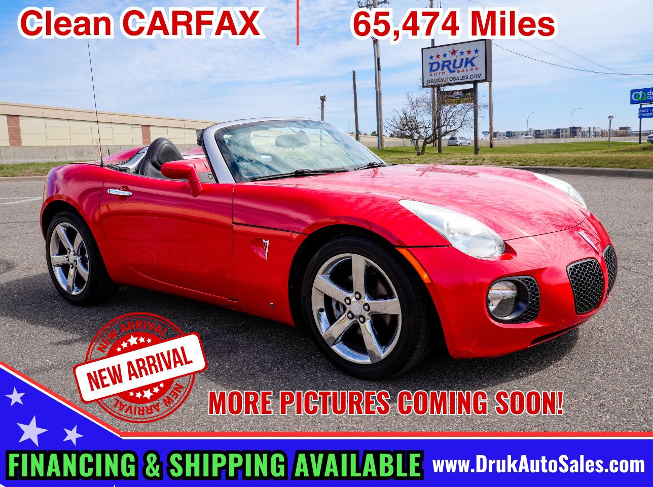 Used 2007 Pontiac Solstice GXP w/ Premium Package image 1