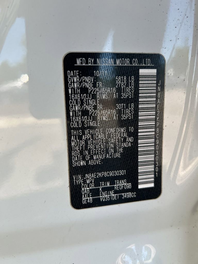Used 2012 Nissan Quest S FWD image 21