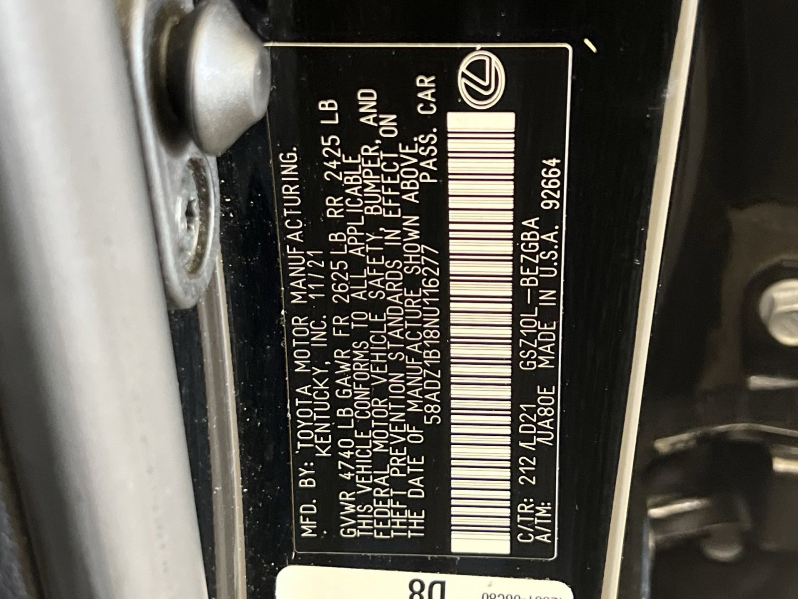 Used 2022 Lexus ES 350 350 w/ Premium Package image 32