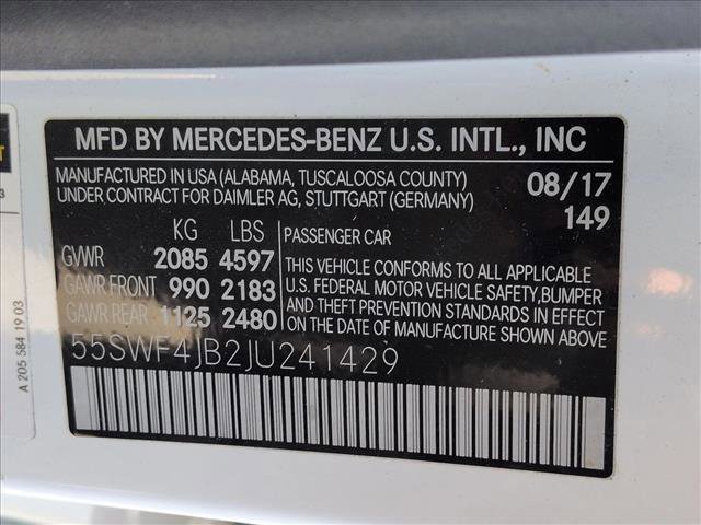 Certified 2018 Mercedes-Benz C 300 Sedan image 25