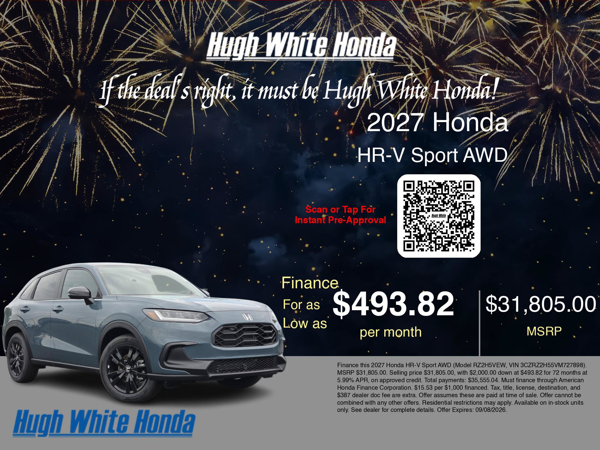 New 2027 Honda HR-V Sport image 7