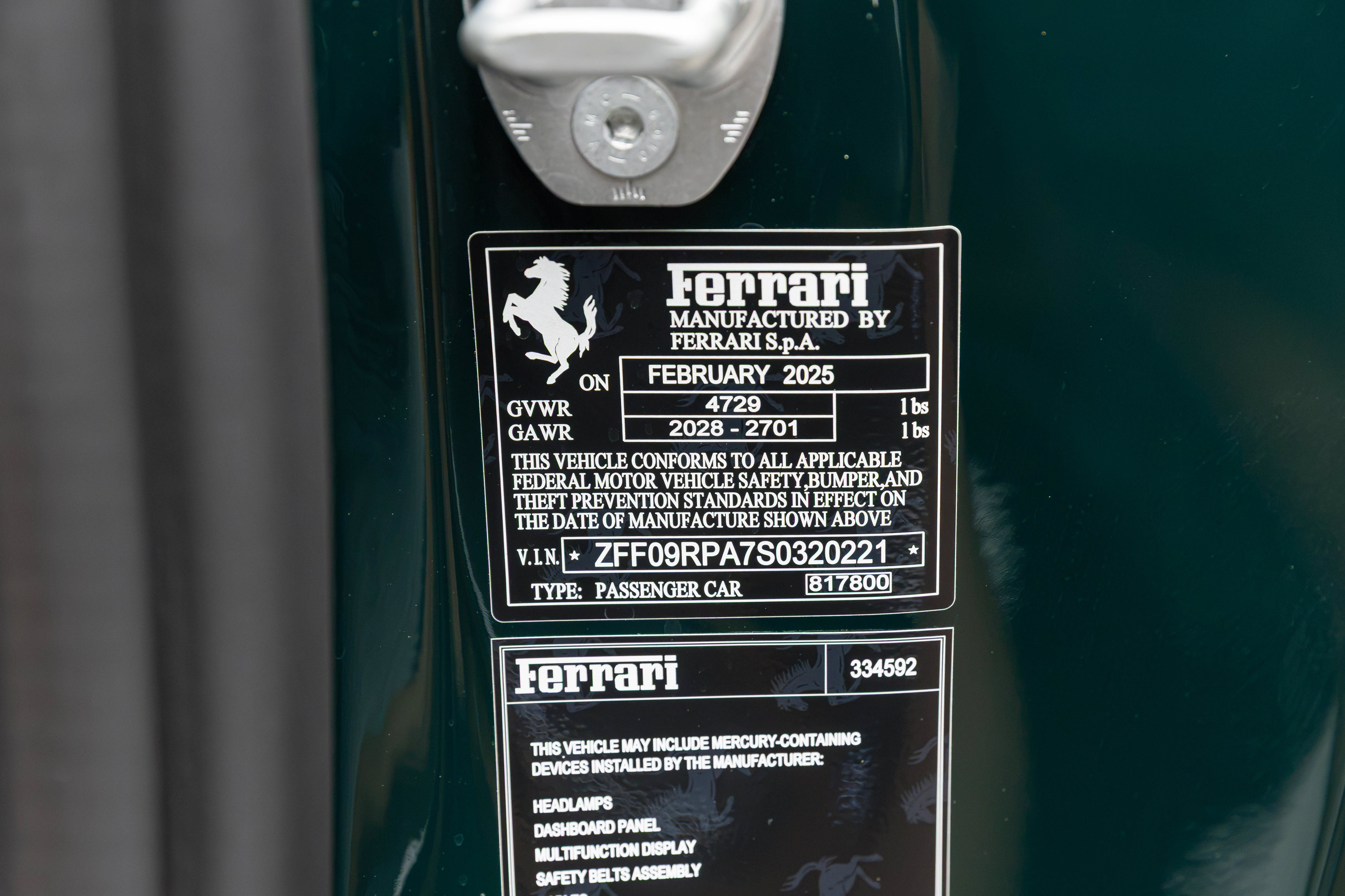 Certified 2025 Ferrari Roma Spider RWD image 43