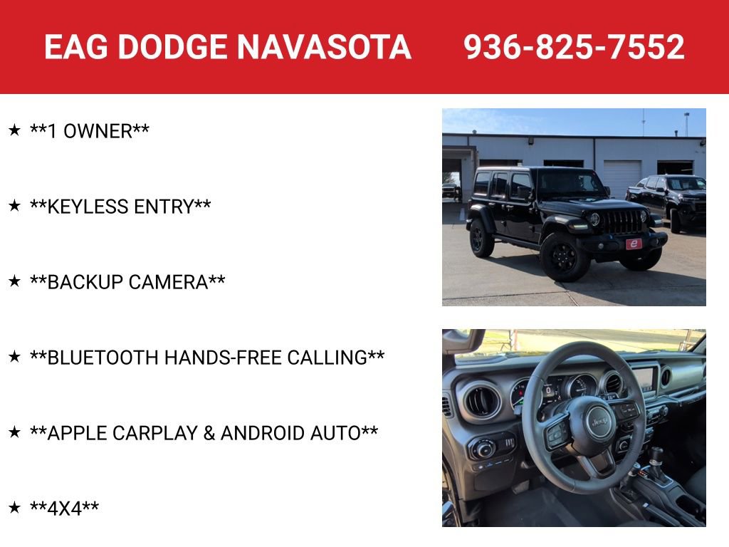 Used 2023 Jeep Wrangler Willys 4xe image 4