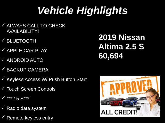 Used 2019 Nissan Altima 2.5 S AWD/4WD image 9