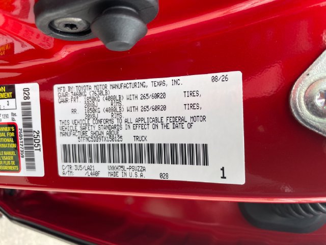 New 2026 Toyota Tundra Platinum w/ Tow Tech Package AWD/4WD image 26