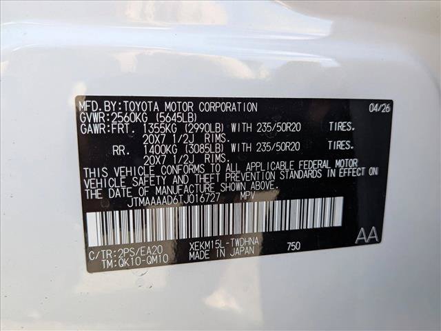New 2026 Toyota C-HR AWD/4WD image 17