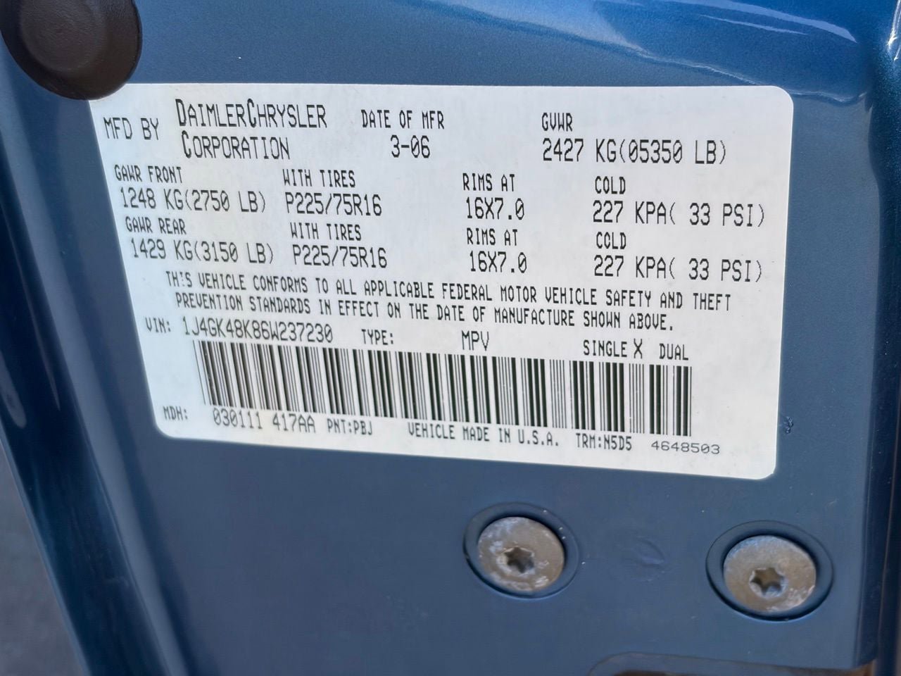 Used 2006 Jeep Liberty Sport RWD image 30