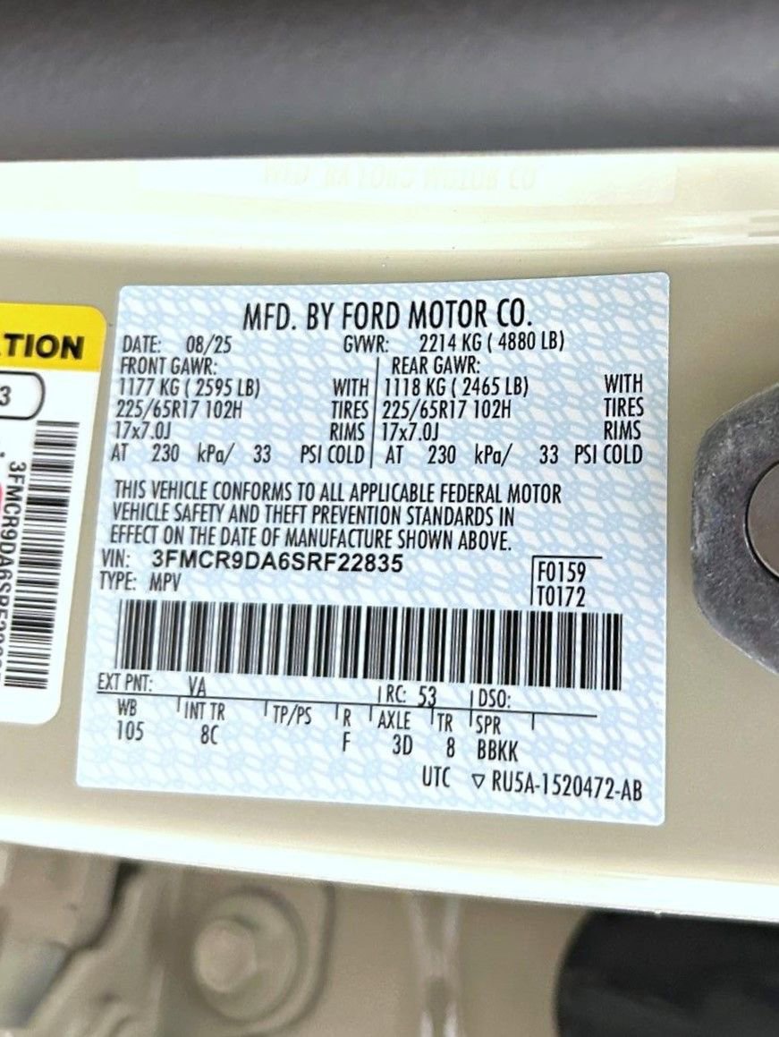 New 2025 Ford Bronco Sport Badlands w/ Badlands Tech Package image 25