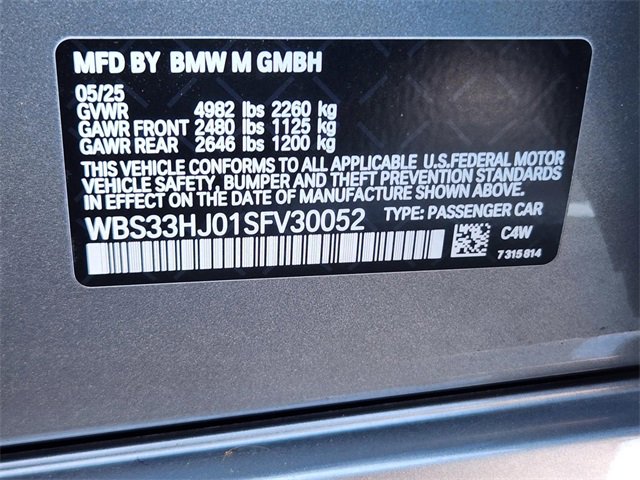 Used 2025 BMW M3 Competition image 32