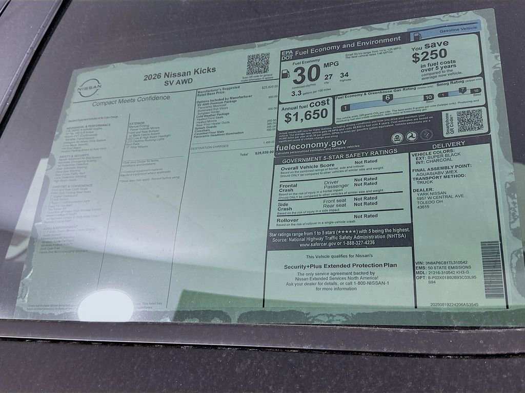 New 2026 Nissan Kicks SV w/ SV Premium Package image 13