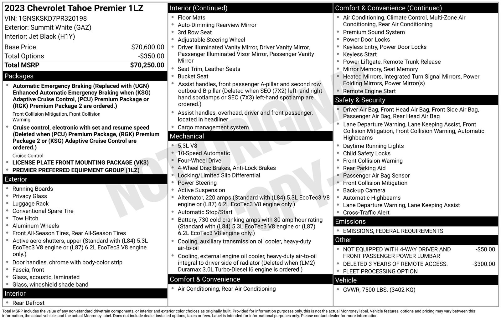 Used 2023 Chevrolet Tahoe Premier image 5