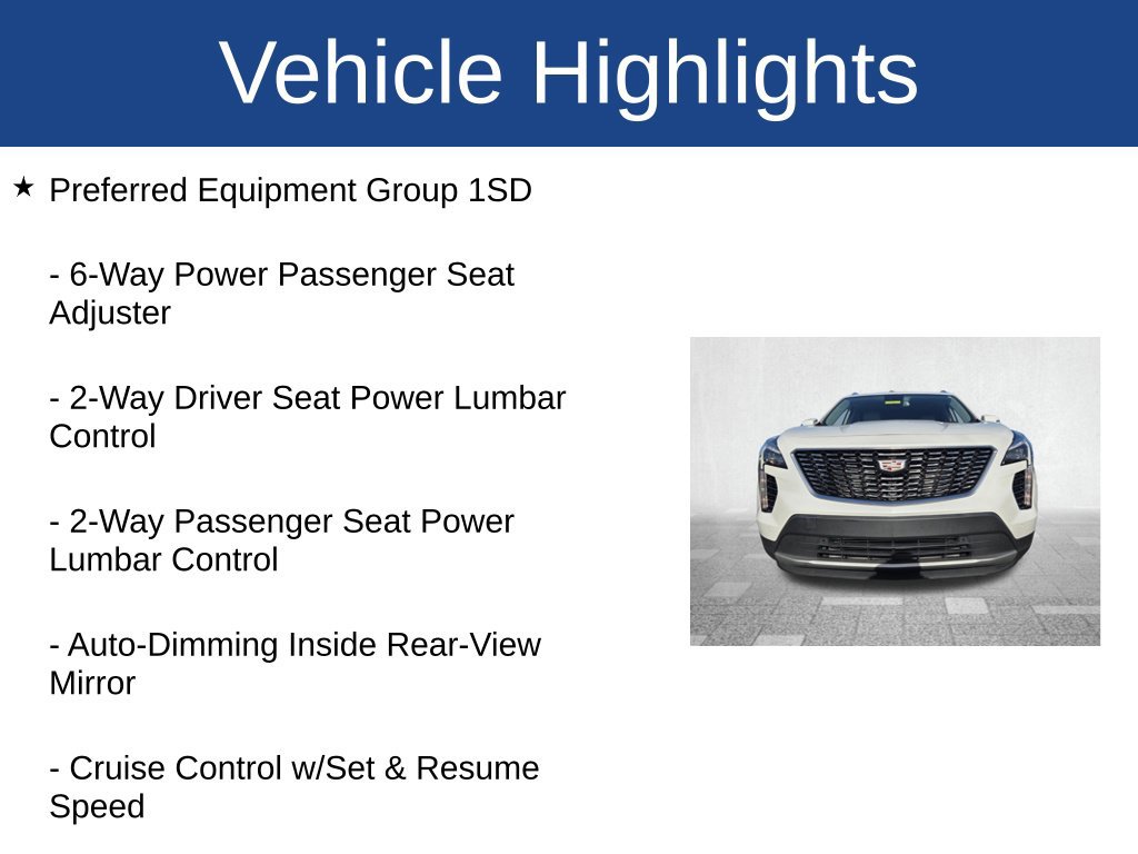Certified 2022 Cadillac XT4 Premium Luxury w/ Safety Alert Package FWD image 3
