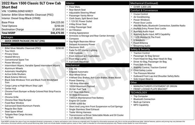 Used 2022 RAM 1500 Classic SLT image 7