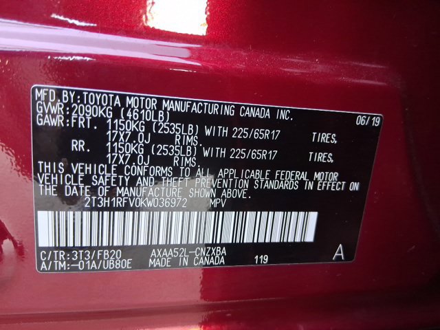 Used 2019 Toyota RAV4 LE FWD image 24