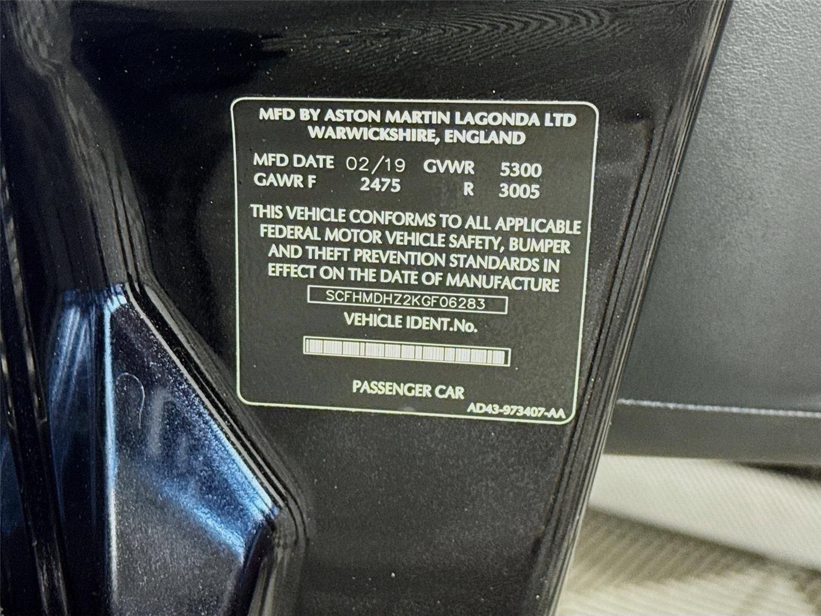 Used 2019 Aston Martin Rapide AMR RWD image 32