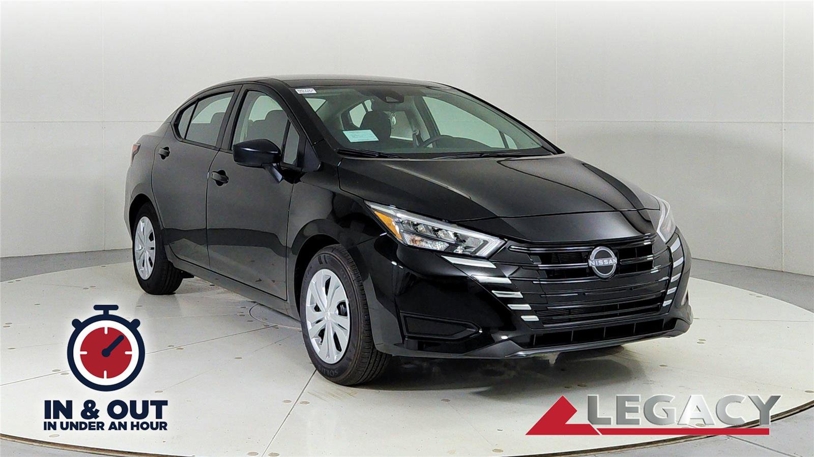 New 2025 Nissan Versa S w/ Trunk Package