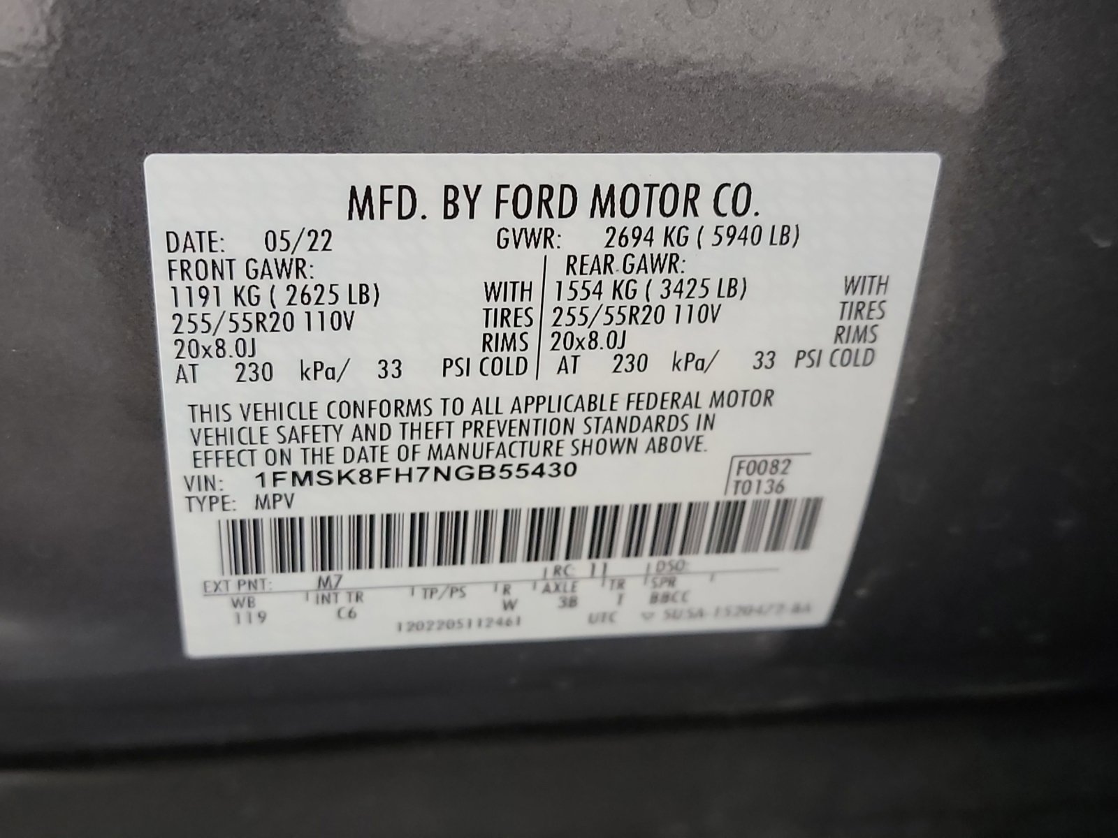 Used 2022 Ford Explorer Limited w/ Equipment Group 301A image 32