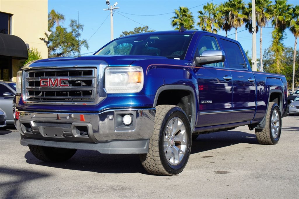 Used 2015 GMC Sierra 1500 SLT w/ SLT Crew Cab Value Package AWD/4WD image 16