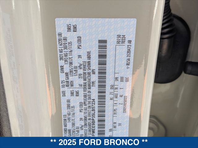 New 2025 Ford Bronco Badlands AWD/4WD image 20