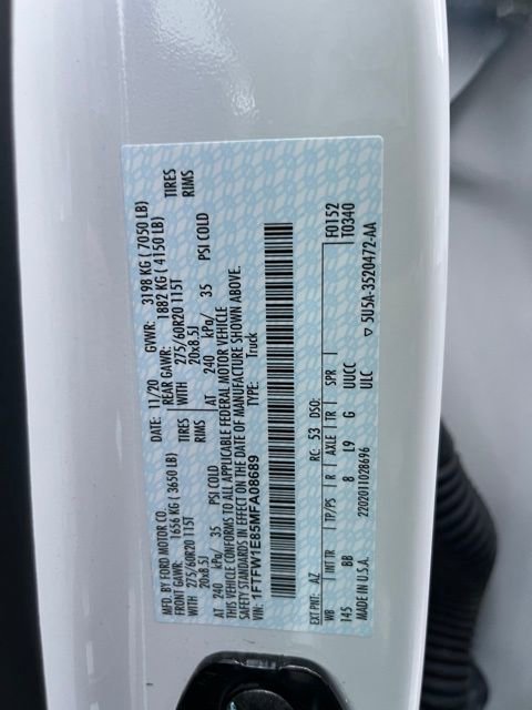 Used 2021 Ford F150 Platinum w/ Equipment Group 701A High image 31