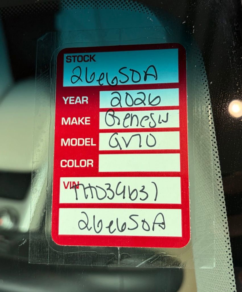 Certified 2026 Genesis GV70 2.5T Select image 25