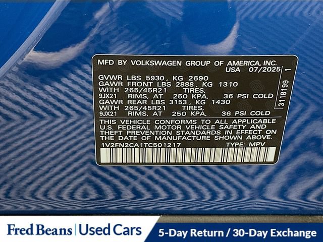 Used 2026 Volkswagen Atlas SEL Premium R-Line AWD/4WD image 41