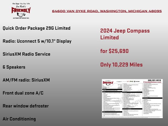 Used 2024 Jeep Compass Limited AWD/4WD image 3