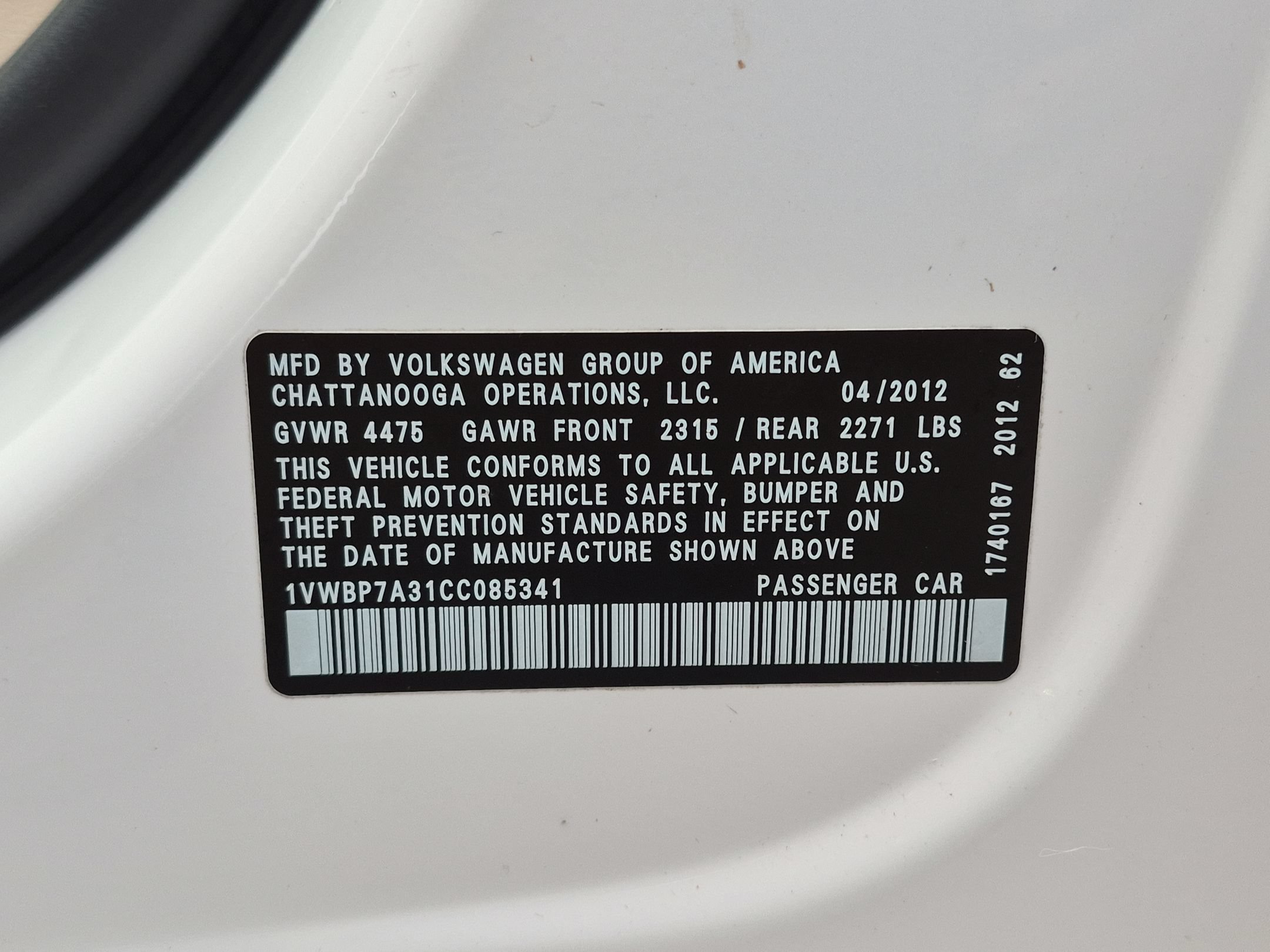 Used 2012 Volkswagen Passat 2.5 SE FWD image 24